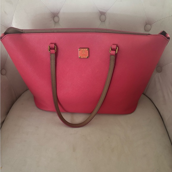 MCM Handbags - MCM Pink Tote Bag